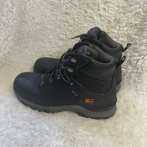 Timberland PRO Men's Hypercharge 6" Composite Toe Waterproof Work Boots SZ12M - Picture 1 of 11
